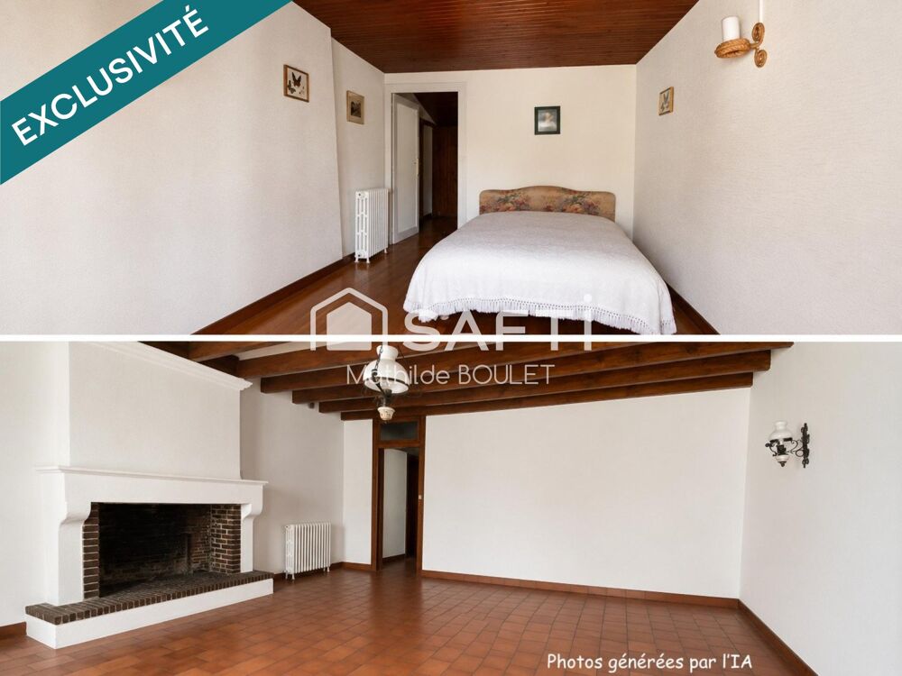 Vente Maison Maison de campagne avec 3 chambres, cour, garage Matha
