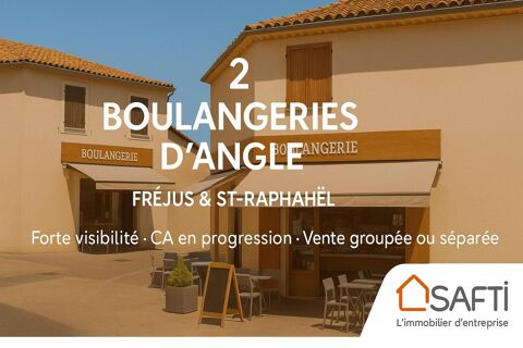 2 boulangeries d'angle stratégiques  Var Est 960000 83600 Frejus