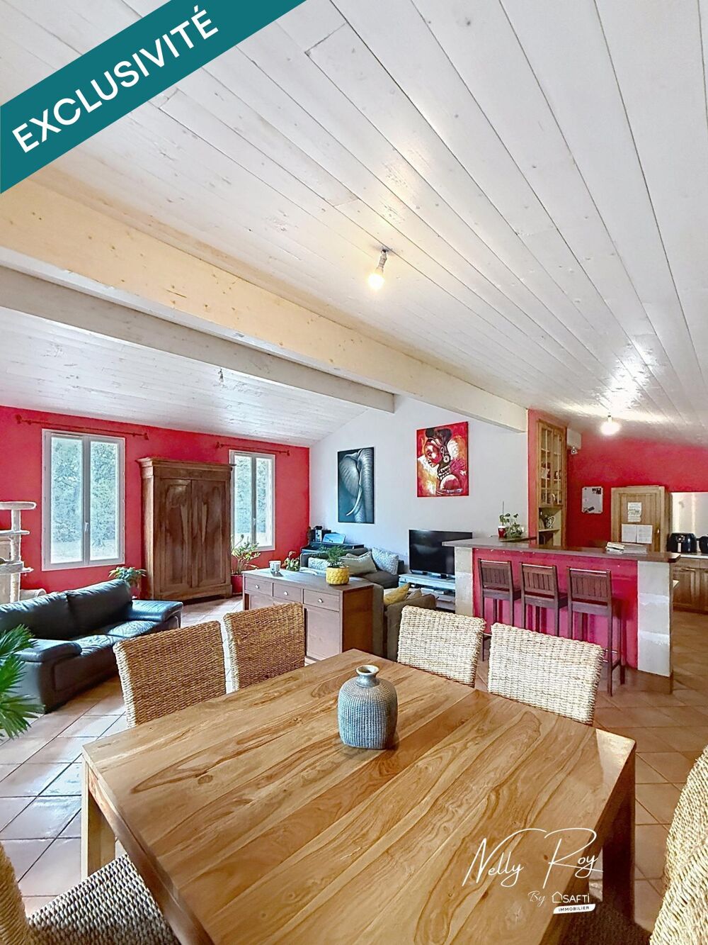 Maison sur une très jolie parcelle entourée de bois