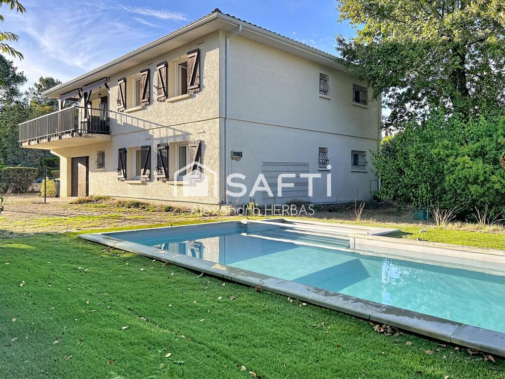 Vente Maison CESTAS – PROCHE BOURG – 4 CHAMBRES – PISCINE – FORT POTENTIEL Cestas