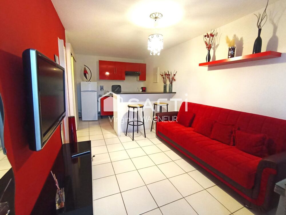 Vente Appartement T2/cabine en rdj, terrasse, parking, piscine. Cap d'agde