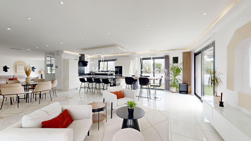 Maison contemporaine, luxe, calme et piscine