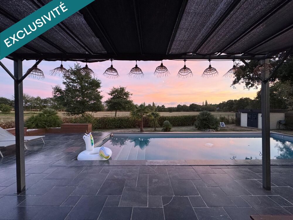 Vente Maison Maison 173 m² avec piscine,1 377 m² sans vis-à-vis Theix-noyalo