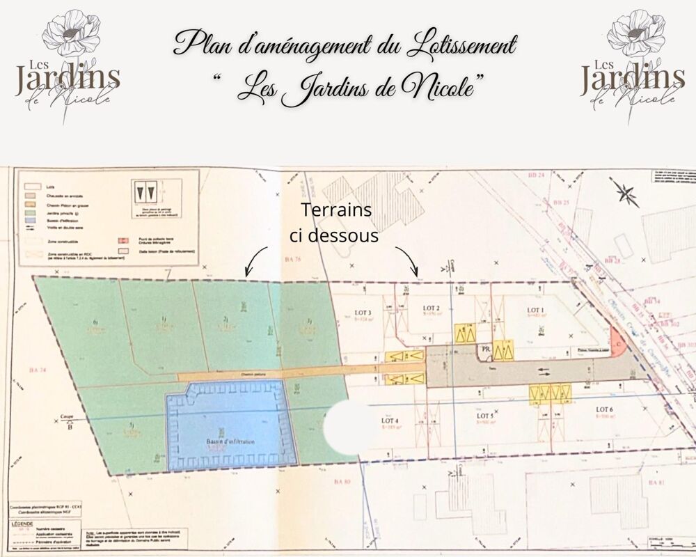 Vente Terrain Terrain à bâtir 350m² viabilisé Gignac