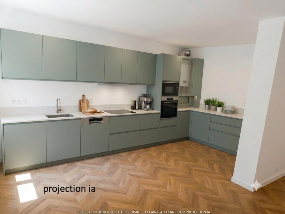 Bel appartement T4 avec 2 balcons, cave et parking