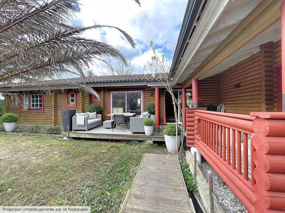 Maison bois 200 m² Gratentour  3 ch + 1 T2