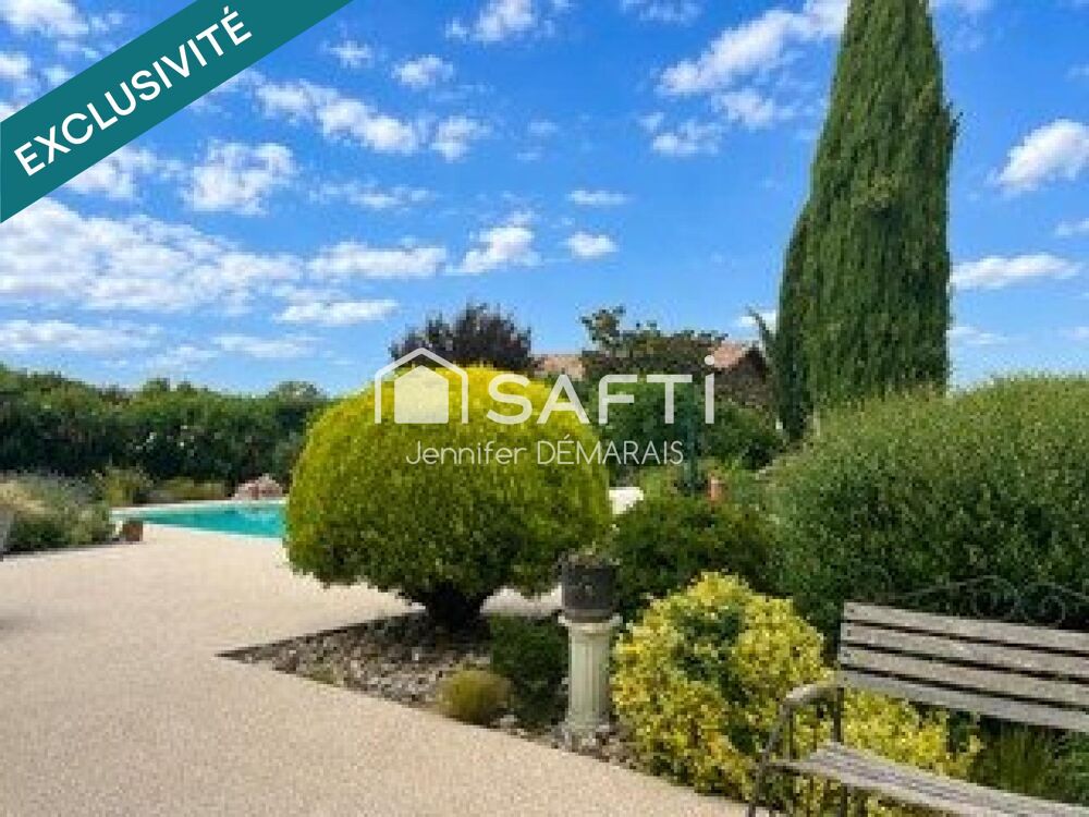 Vente Maison MERVILLE 31330 - PROPRIETE DE CHARME AVEC PISCINE SUR 2000 M2 Merville