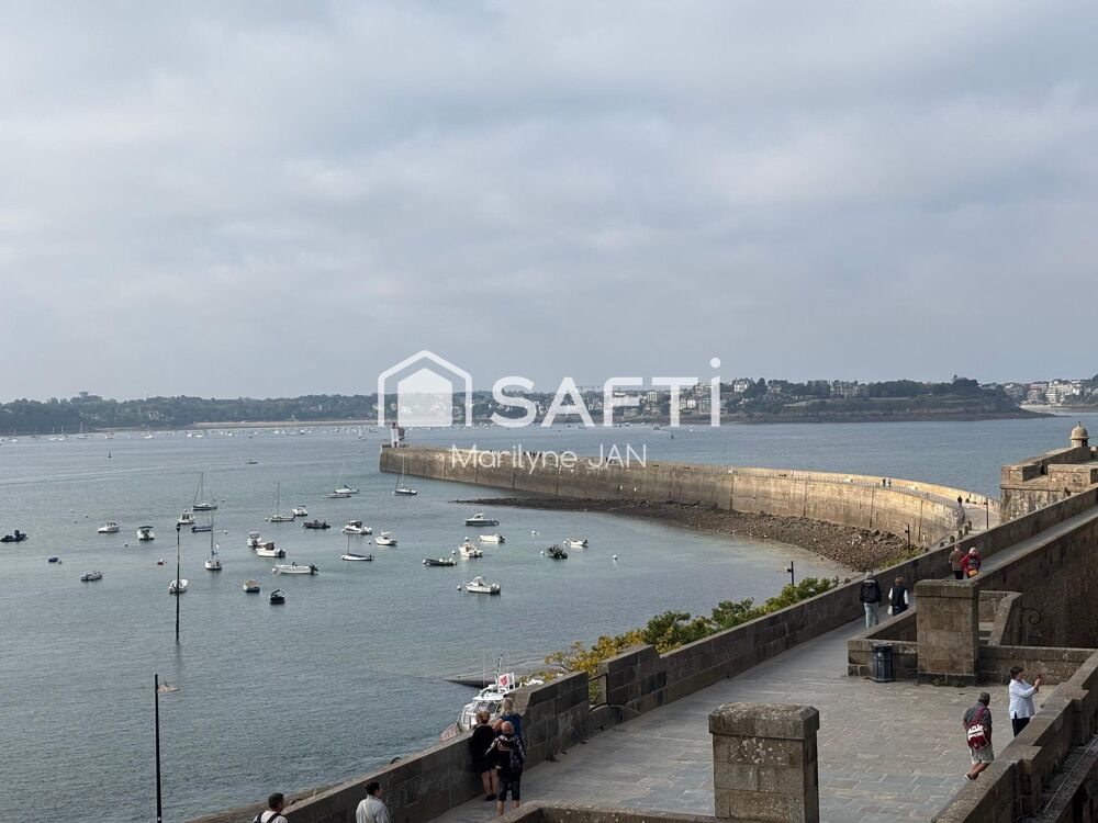 Pleine vue mer de cet appartement d'Intra-Muros à St Malo.