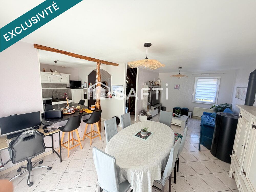 MAISON TRADITIONNELLE DE 77M2, 3 CHAMBRES SUR TERRAIN DE 1490 M2 A SAINT JEAN BREVELAY