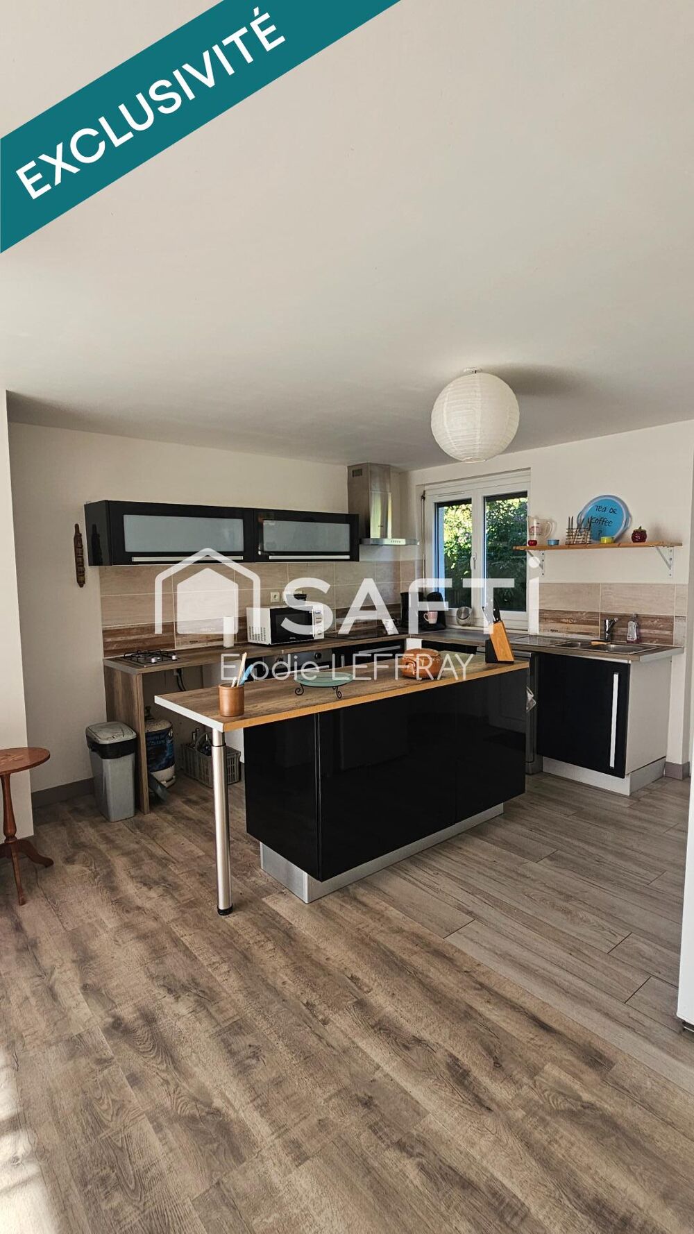 Maison de plain-pied sans vis-à-vis rénové de 75m² sur terrain clos