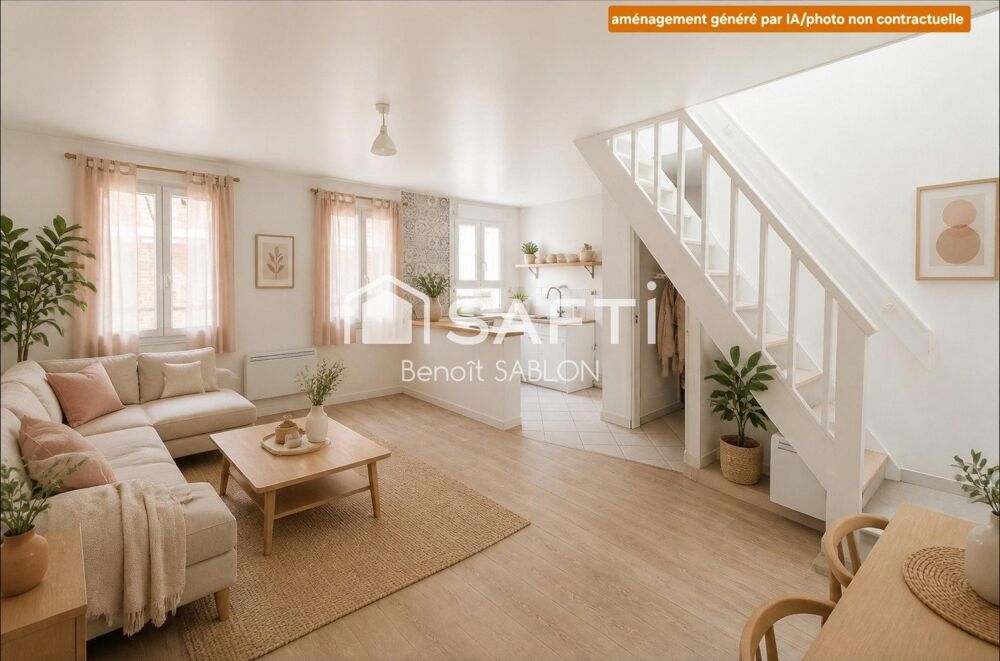 Appartement duplex 53m², 2 chambres