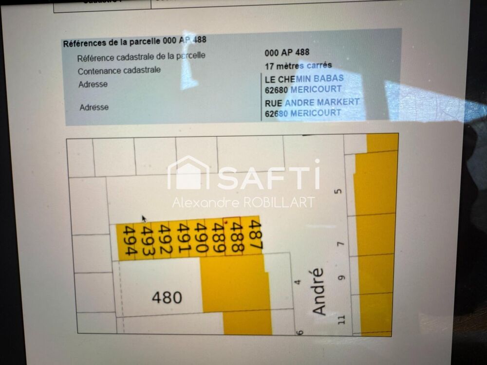 Vente Parking/Garage GARAGE Mericourt