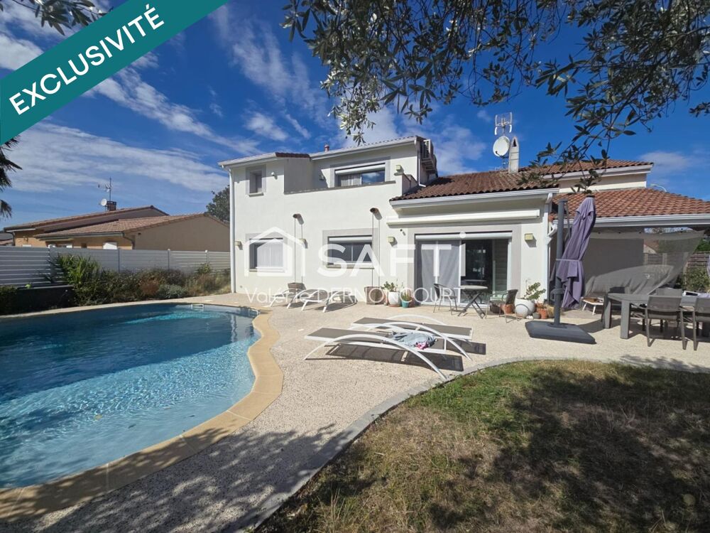 Maison familiale avec piscine, garage et dépendance