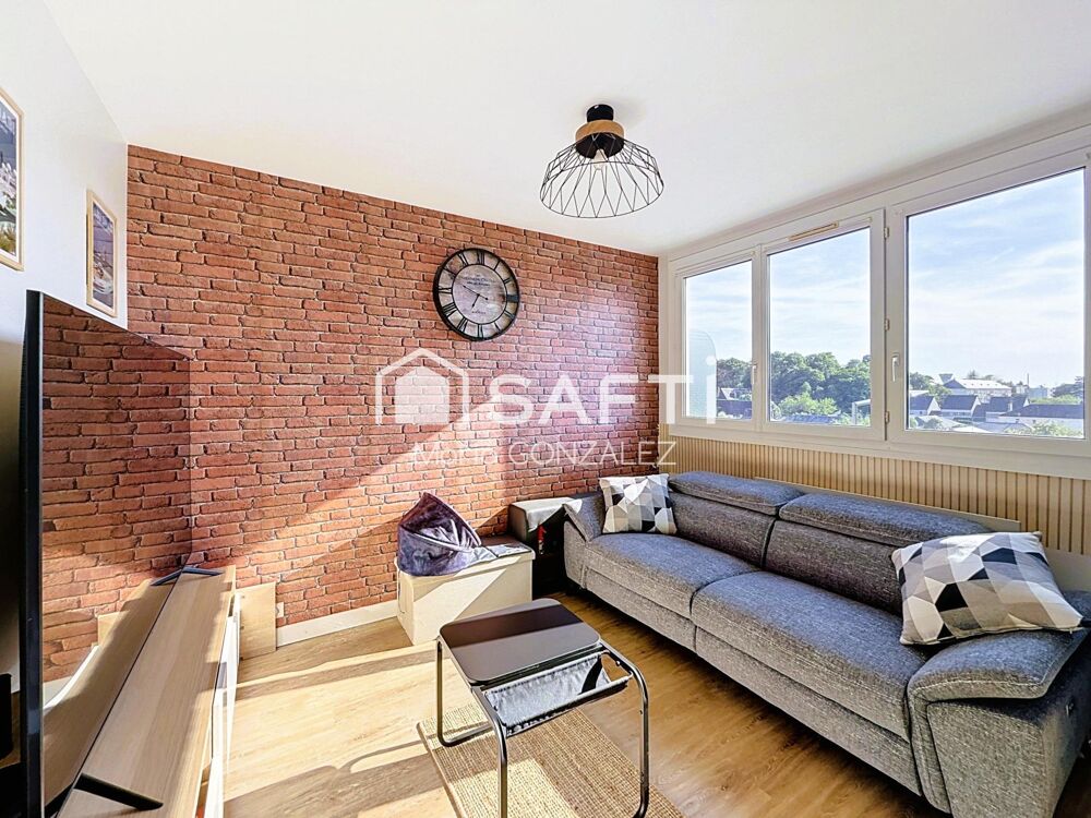 Vente Appartement T4 - 2 balcons, au calme, proche tramway Beffroi Tours