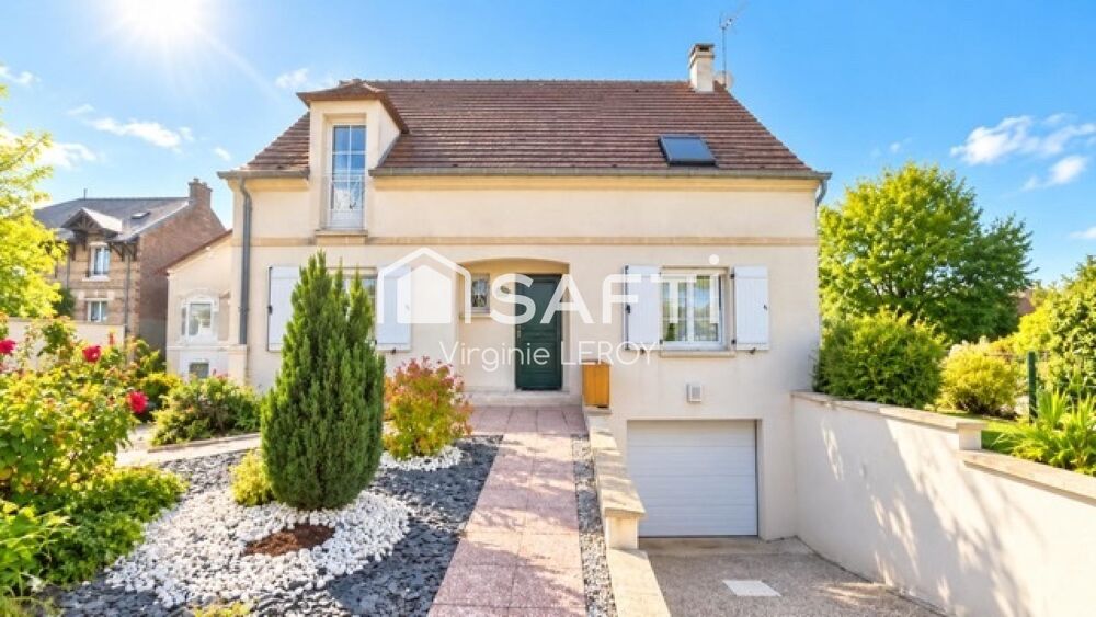 Maison familiale vivable de plain-pied avec sous-sol total  La Croix-Saint-Ouen