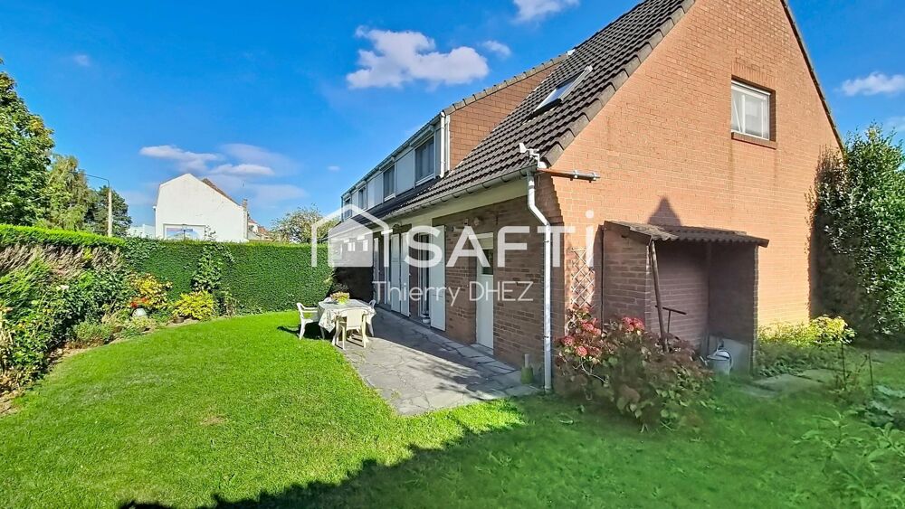MOUVAUX - 108m² -Belle maison familiale de lotissement - 4 chambres, garage et jardin