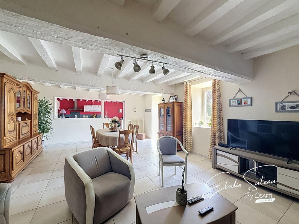 Vente Maison 10min Segré Longère 150m2 5 chambres 1,6 hectares Segre en anjou bleu