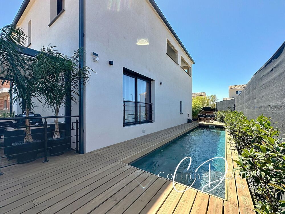 Villa contemporaine 4 Chambres, espace détente, garage et Piscine