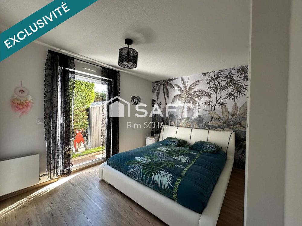 EXCLUSIVITÉ  KEMBS LOECHLÉ | Magnifique F4 en Rez-de-Jardin (94 m²) avec terrasse, garage et jardin sans vis-à-vis