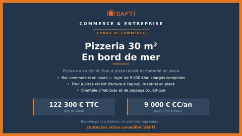 Pizzeria 30 m&sup2; en bord de mer, en exploitation 121000 83380 Roquebrune-sur-argens