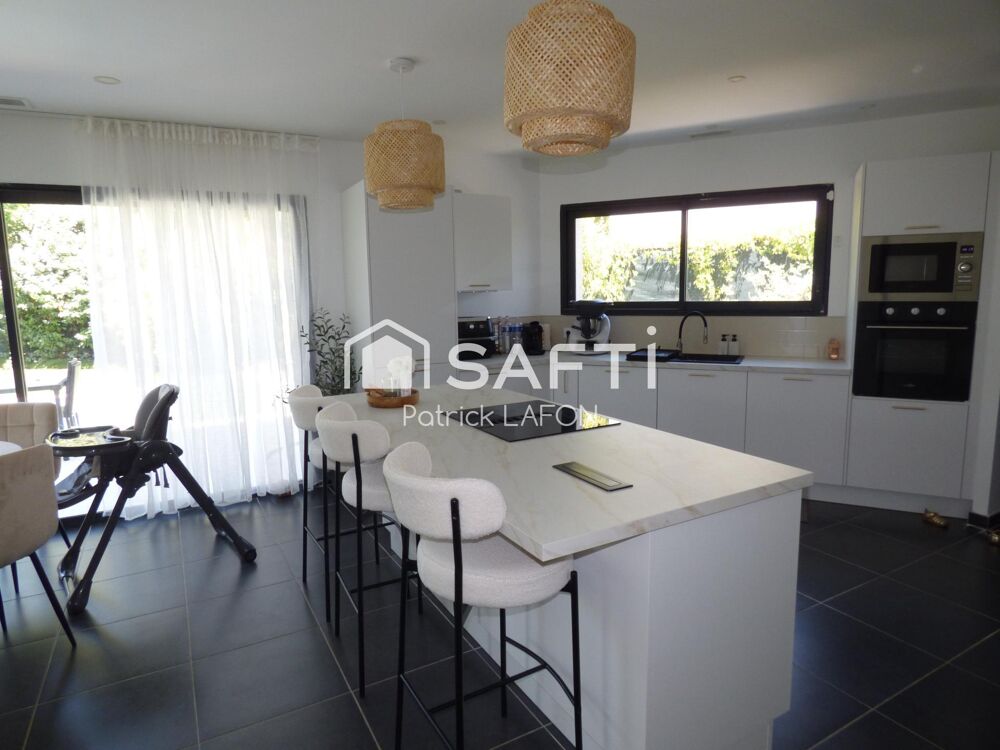 Vente Maison Villa 4 chambres, garage, piscine sans vis à vis. Saint-andre-de-sangonis