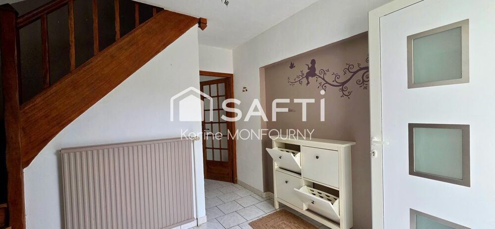 Maison individuelle sur sous-sol avec 3 chambres et jardin