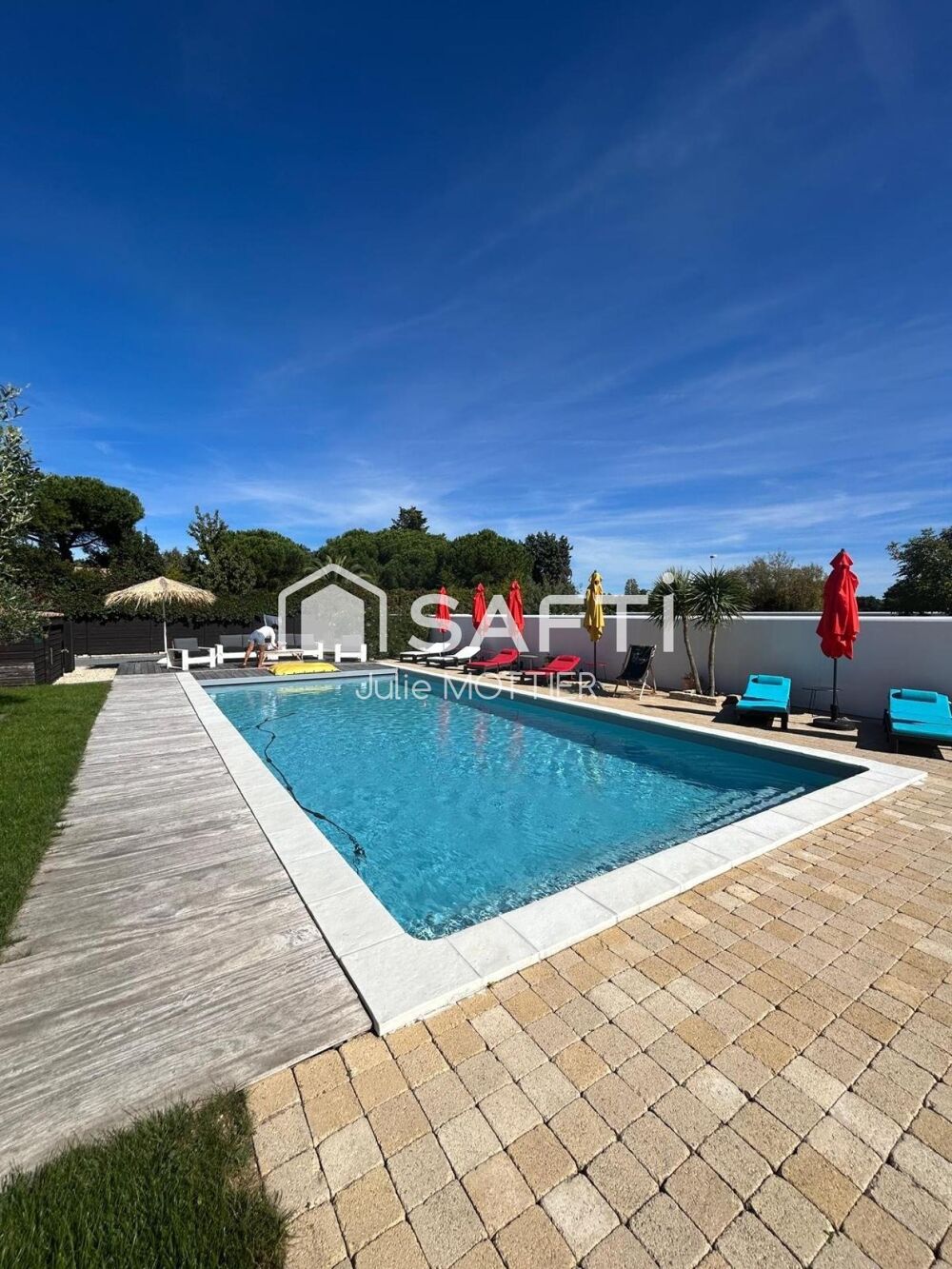 Vente Maison Clos de Charme au calme Séjour traversant vue imprenable Piscine et Jardin Sainte-marie-de-re
