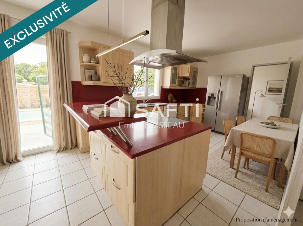Vente Maison Maison 4 chambres jardin garage piscine Pontfaverger-moronvilliers
