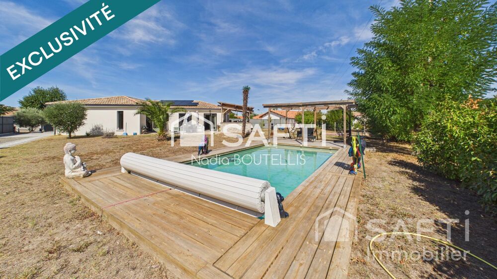 Vente Maison Trés belle maison de plain pied, 4 chambres, piscine garage. Ambares-et-lagrave