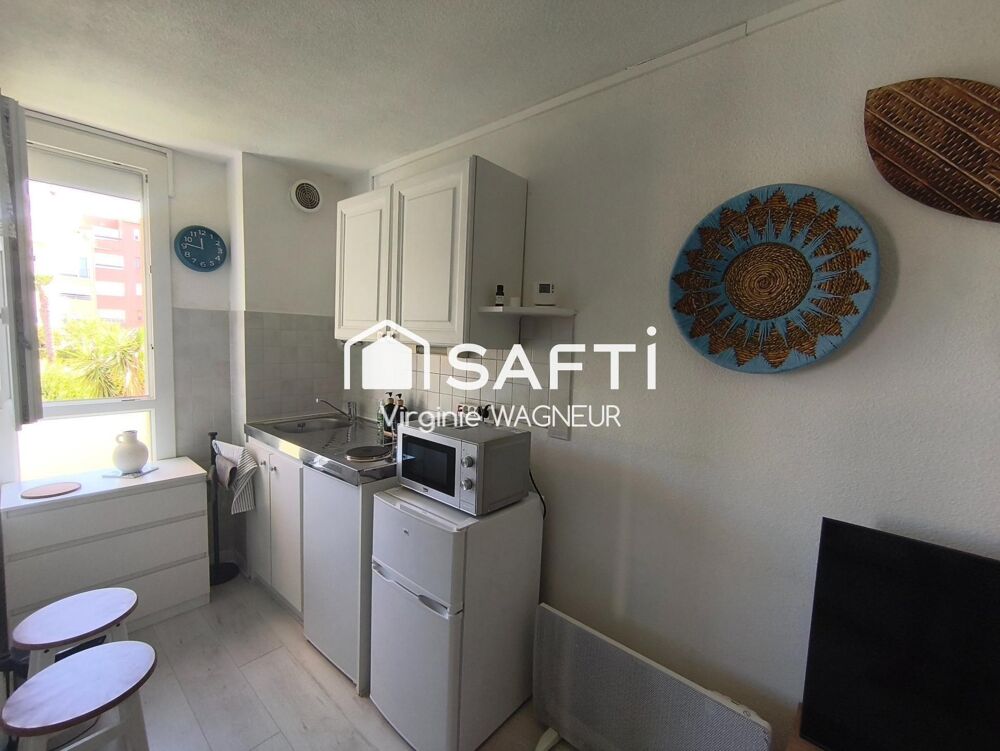 Vente Appartement Studio lumineux en excellent état Cap d'agde