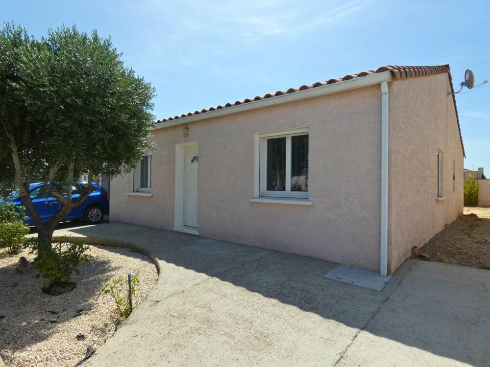 Vente Maison Villa plain pied 100m² avec 4 chambres sur un terrain de 400m² avec garage Lezignan-corbieres