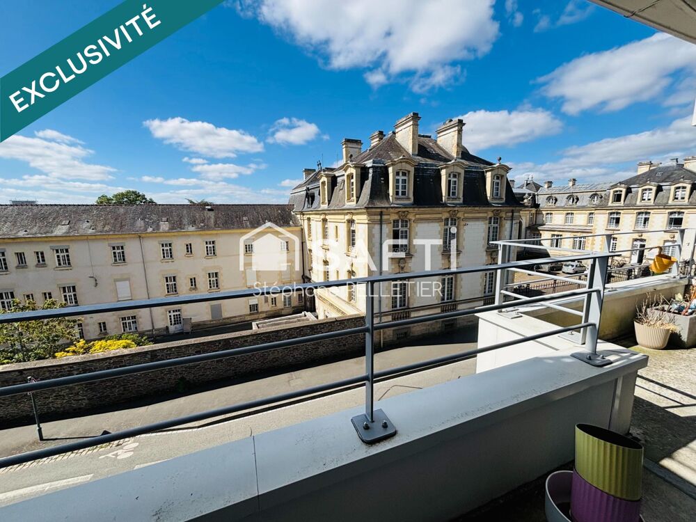 Vente Appartement T3 lumineux avec extérieur, parking et vue dégagée Rennes