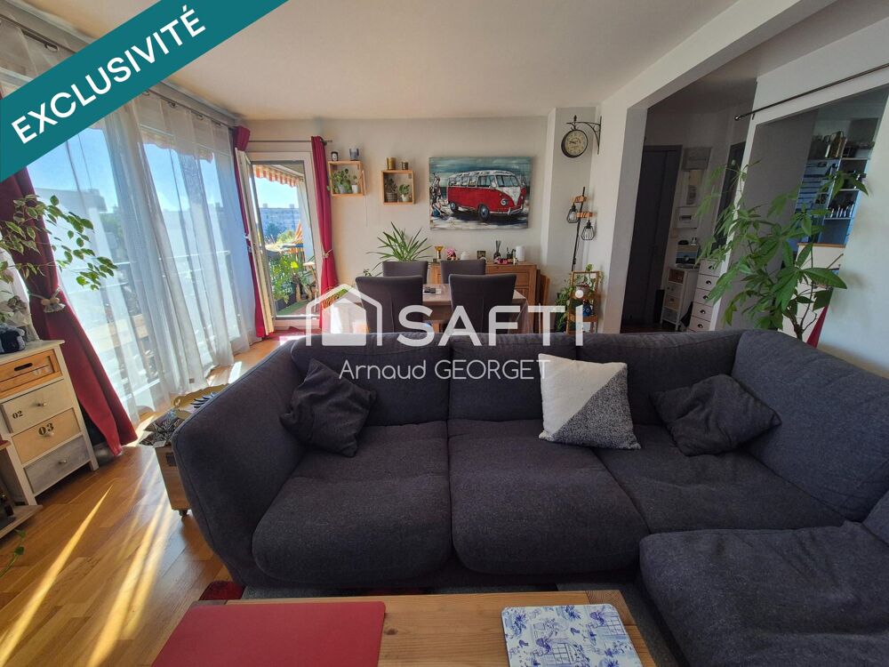 Vente Appartement RER B à 800 m, F4 dernier étage, balcon et cave Antony