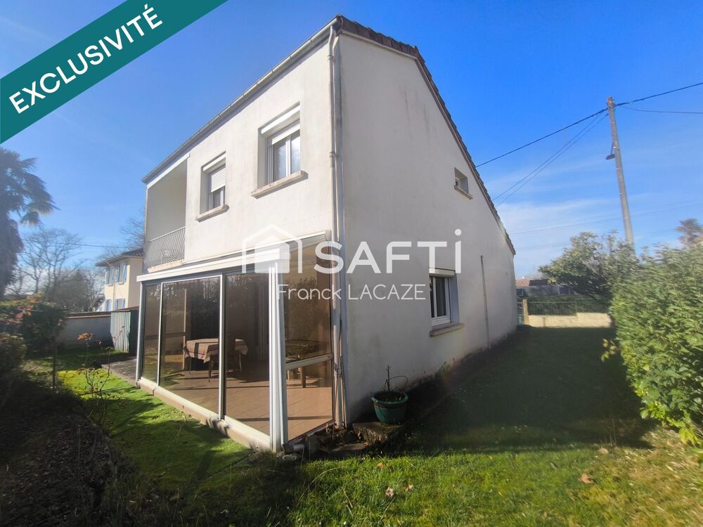 Maison familiale avec véranda plein sud  Idéale primo-accédants  Aignan (Gers)