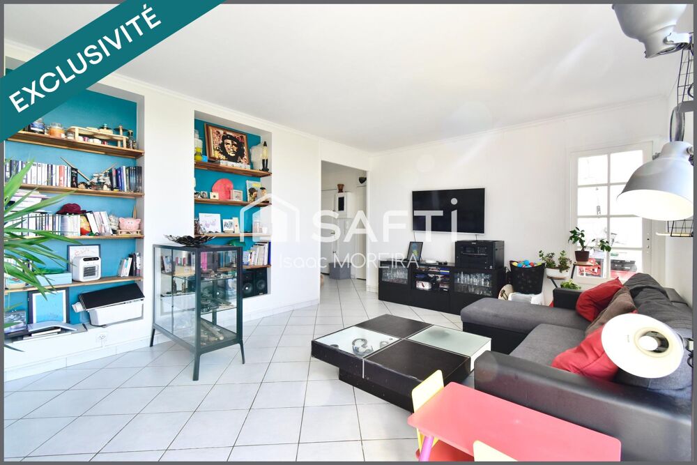 Appartement 3 pièces lumineux, proche toutes commodités