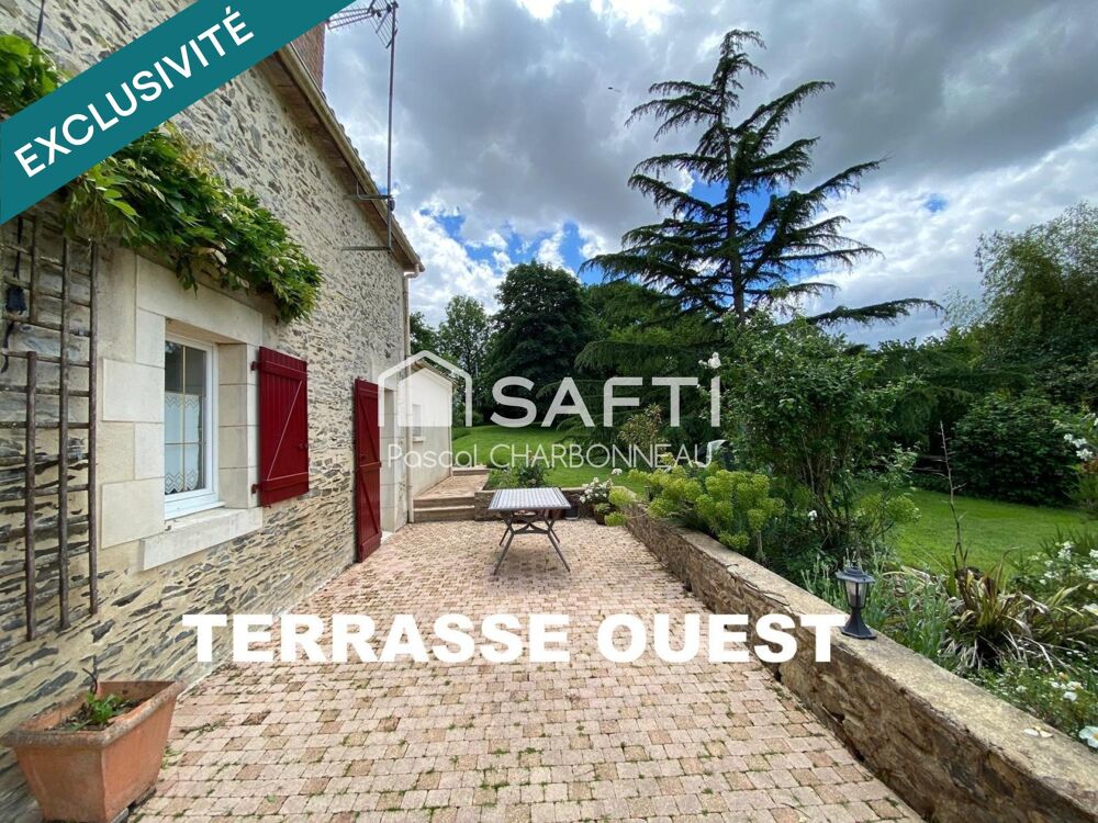 MAISON ANCIENNE EN PIERRES 3 CHAMBRES CADRE VERDOYANT GRANDE DEPENDANCE ATTENANTE 75 M²