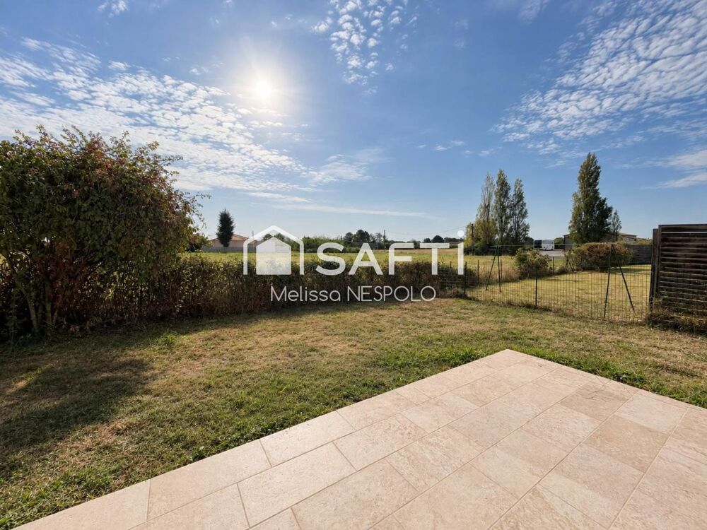 NOUVEAUTÉ RIEUMES : Maison T4 avec jardin, terrasse Sud et vue Pyrénées !