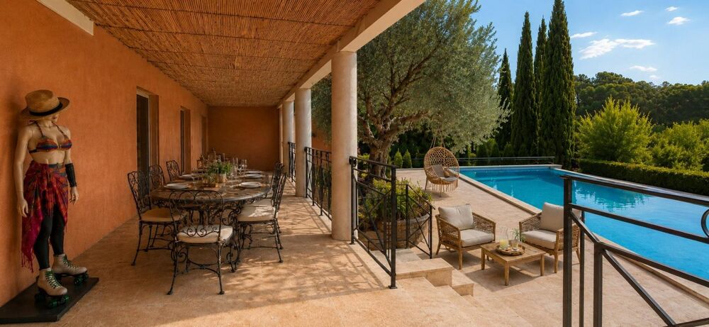 Vente Maison Dans un quartier recherché, découvrez cette propriété d'exception de 187 m² offrant 5 chambres, une piscine, un double garage et Pernes-les-fontaines