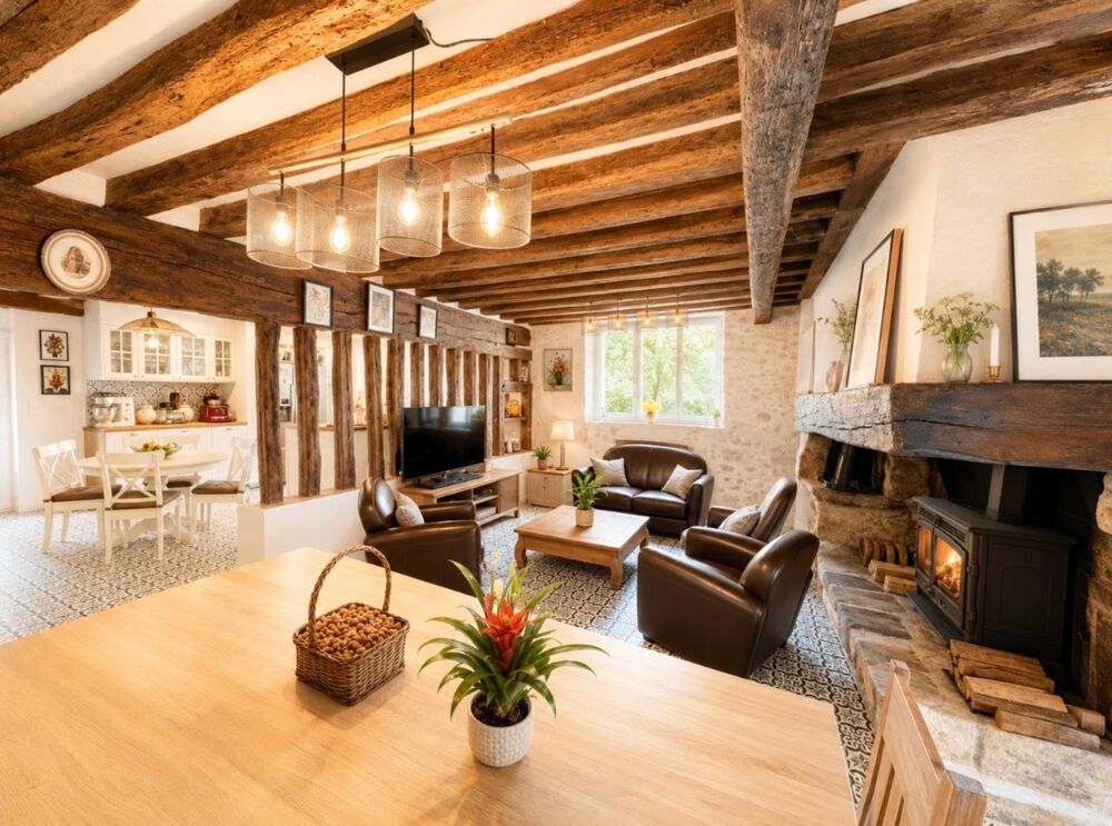 Vente Maison Ancienne Bergerie rénovée Fontenay-le-vicomte