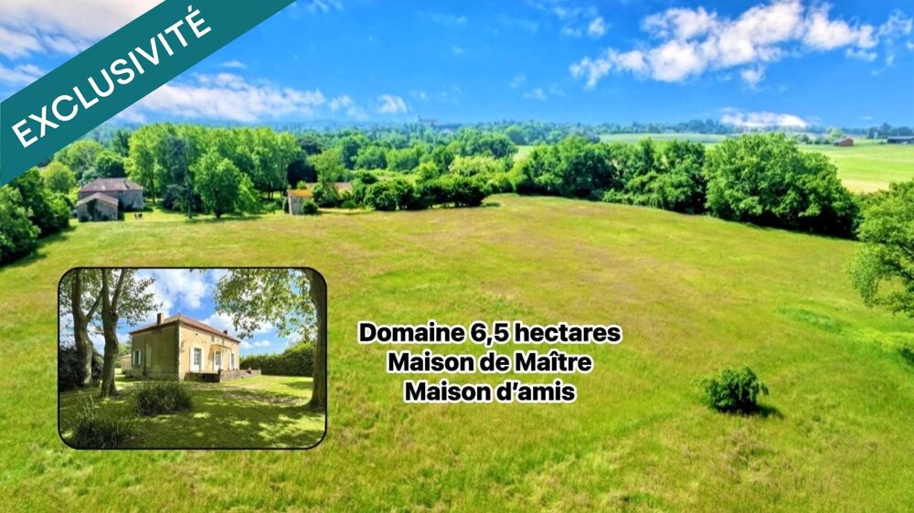 DOMAINE DE 6 Ha AVEC MAISON DE MAITRE - COTTAGE ET DEPENDANCE