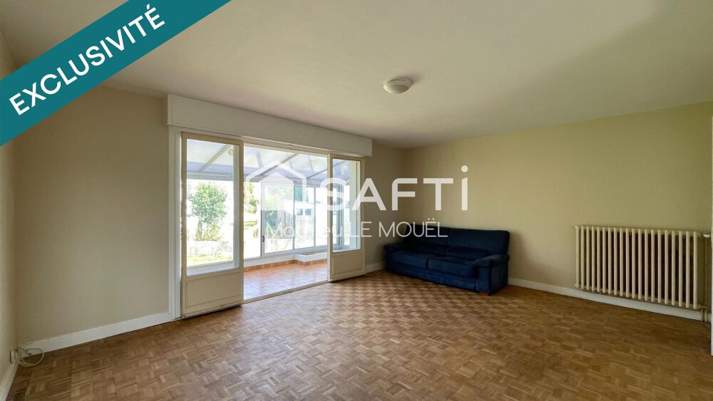 Maison 110 m2, 5 chambres, jardin, veranda, garage, sous sol