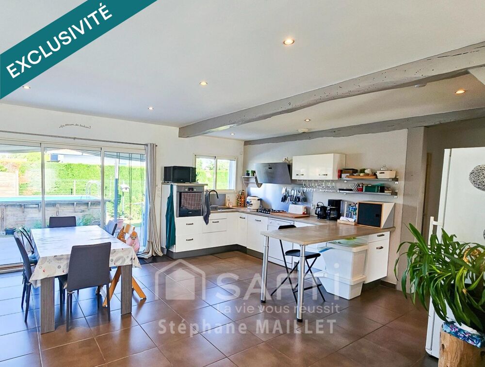 Maison rénovée avec piscine sans vis-à-vis