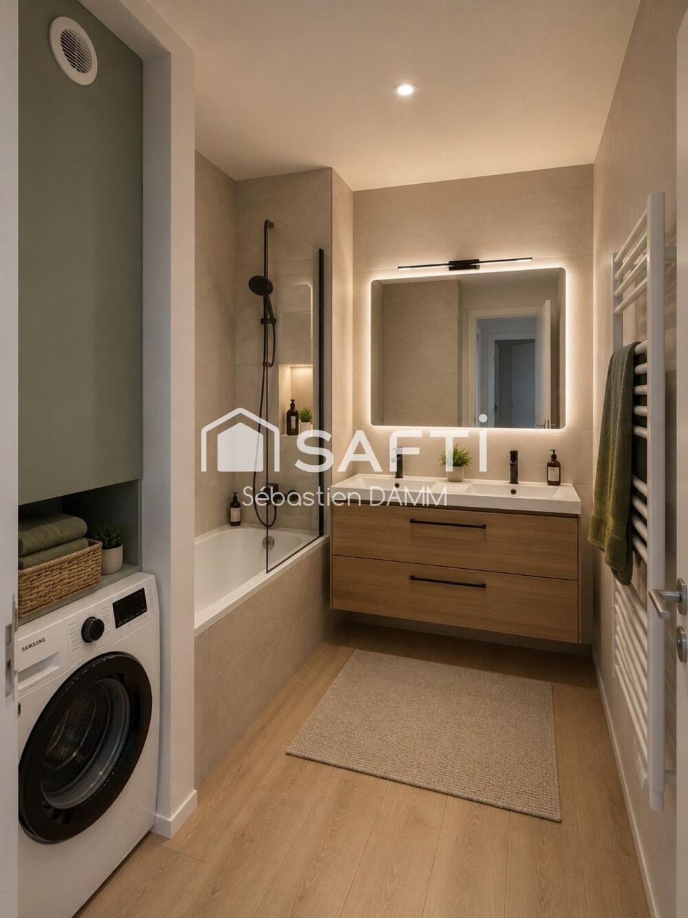 KEMBS  Appartement 3 pièces neuf avec balcon, garage et parking