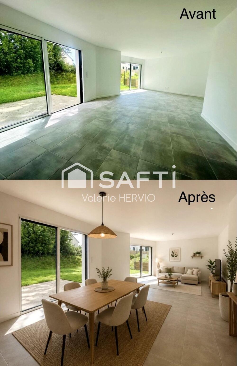 Contemporaine lumineuse 5 chambres.