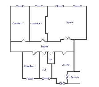  Appartement � vendre 4 pi�ces 78 m�