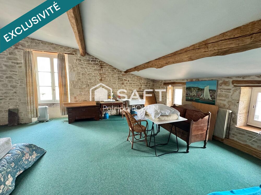 MAISON EN PIERRE 5 CHAMBRES + BUREAU ET JARDIN A MELLE