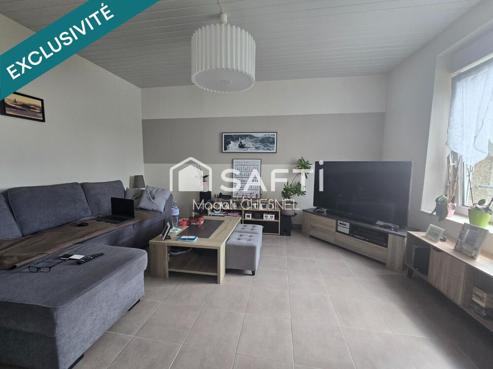 MAISON DE CARACTÈRE  70 m²  2 CHAMBRES  TERRAIN 618 m²  PLOUARET