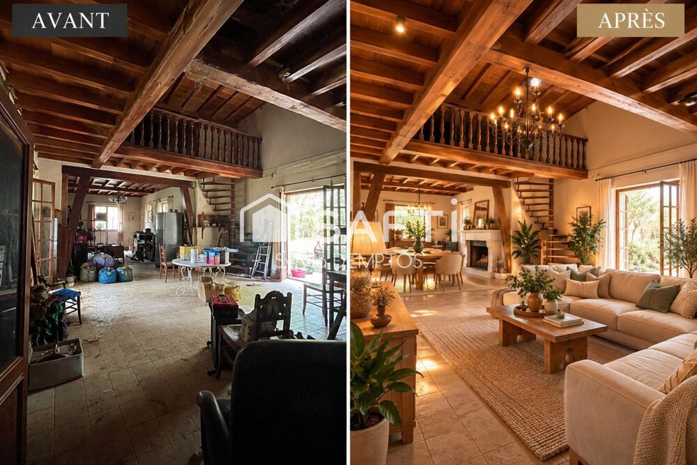 Vente Maison Maison landaise de caractére 270 m² - T8 - st vincent de paul Saint-vincent-de-paul
