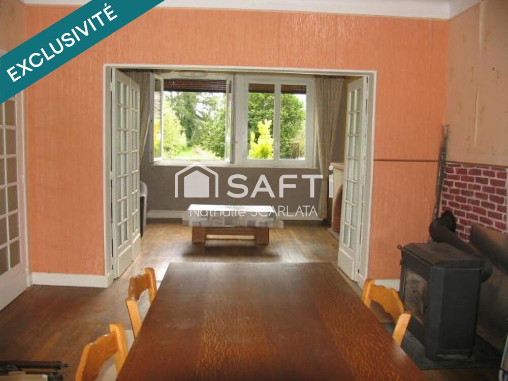 Maison familiale avec 3 chambres et jardin de 700 m²