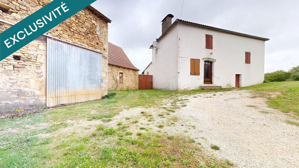 Vente Maison Maison avec dépendances en pierre au calme Saint-cernin-de-l'herm